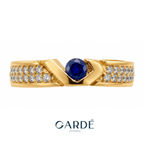Anillo Circón Azul