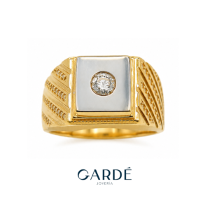 Anillo Con Oro Blanco