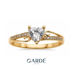 Anillo Corazon Blanco