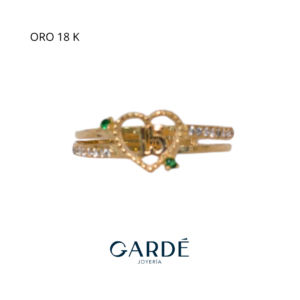 Anillo 15 años corazón