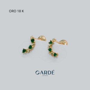 Topos piedras verdes oro