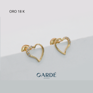 Topos corazon oro piedra