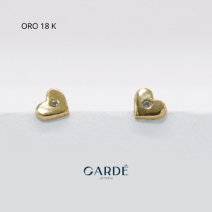 Corazón piedra oro