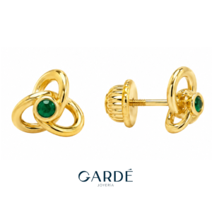 Topo Nudo Circón Verde