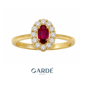 Anillo Piedra Roja
