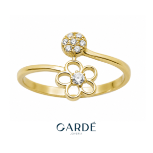 Anillo Silueta Flor