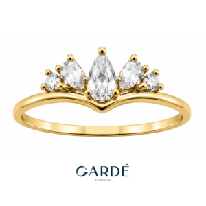 Anillo Tiara Blanca