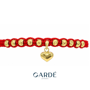 Pulsera Tejida Corazón