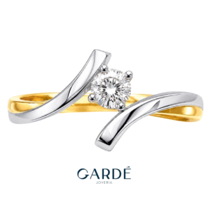 Anillo Oro Blanco & Oro AMarillo